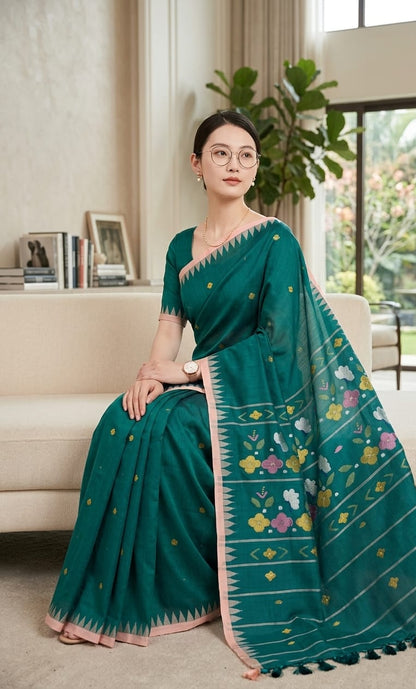 Beda Handloom Manipuri Bloom Saree