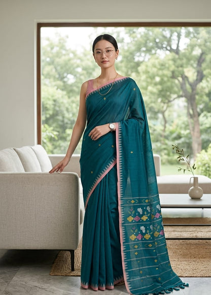 Beda Handloom Manipuri Bloom Saree