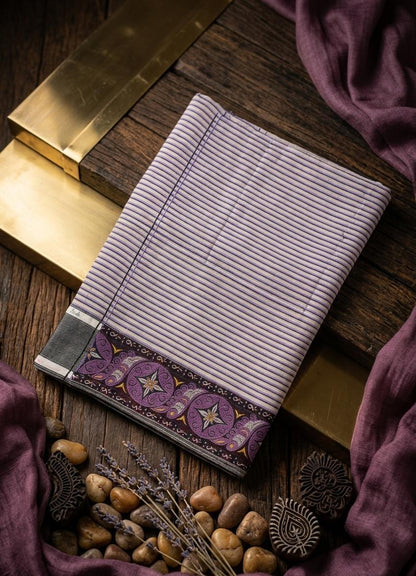 Mayek Naibi Phanek – Lavender Mist Traditional Weave